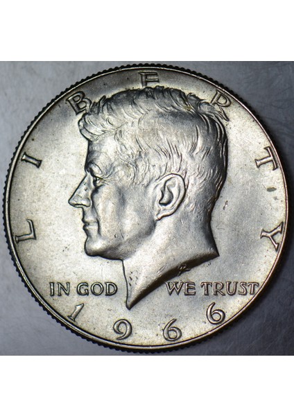 Amerika Birleşik Devletleri Gümüş Yarım Dolar 1966 Kennedy 11,3 Gr. Çil(-) modelleri