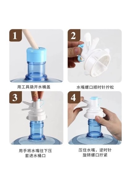 Damacana Musluk Başlığı ve Metal Ayak Stand Seti (5361) indirimleri