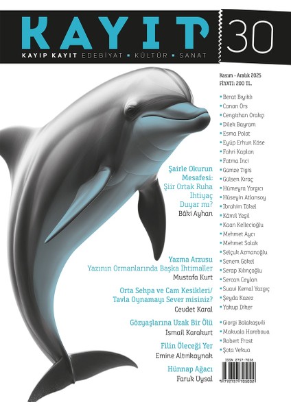 Kayıp Kayıt Dergi 30.sayı Kasım-Aralık 2025