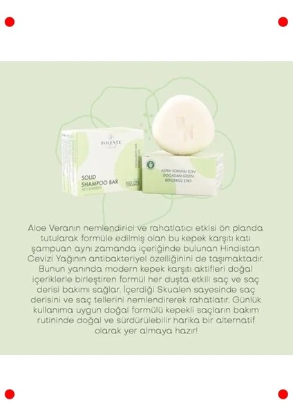 Rahatlatıcı & Kepek Karşıtı Katı Şampuan modelleri