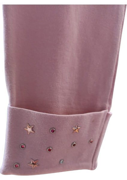 Kız Çocuk Taş Baskılı Duble Paçalı Pamuklu Tayt – Esnek, Şık ve Rahat fırsatları