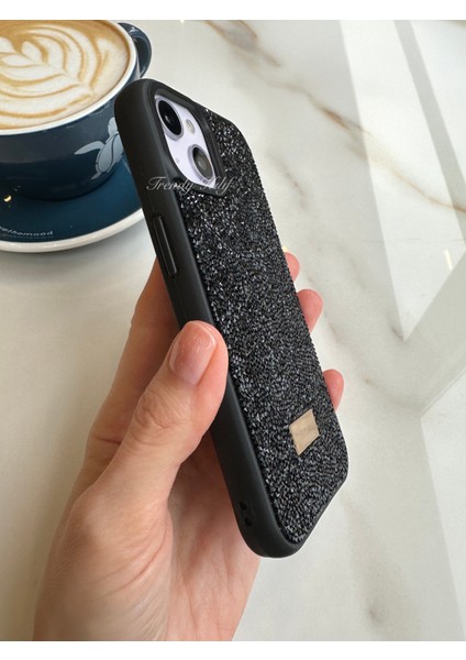 iPhone (15 Plus) Uyumlu Lüks Taşlı Kılıf modelleri