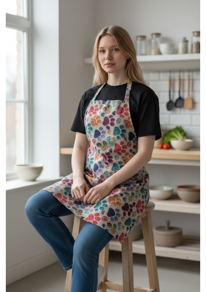 Unisex Mutfak Önlüğü Aşçı Önlüğü