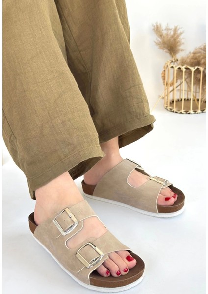 Rıno Ten Nubuk Terlik