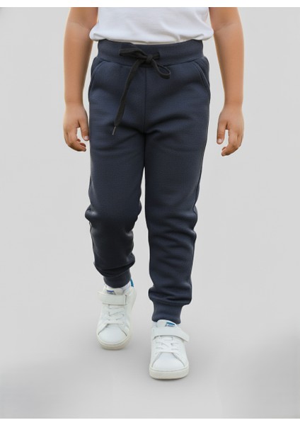 Erkek Çocuk Cep Detaylı Düz Eşofman