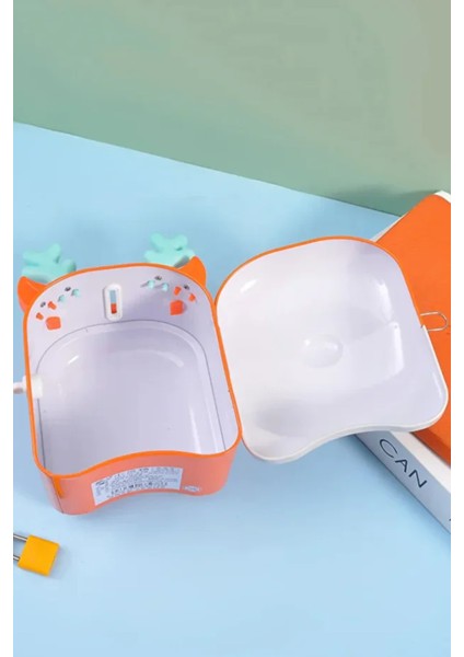 Sevimli Geyik Kumbara Metal Kumbara Hediyelik Eşya Bozuk Para Kutusu Kilitli Anahtarlı indirimleri