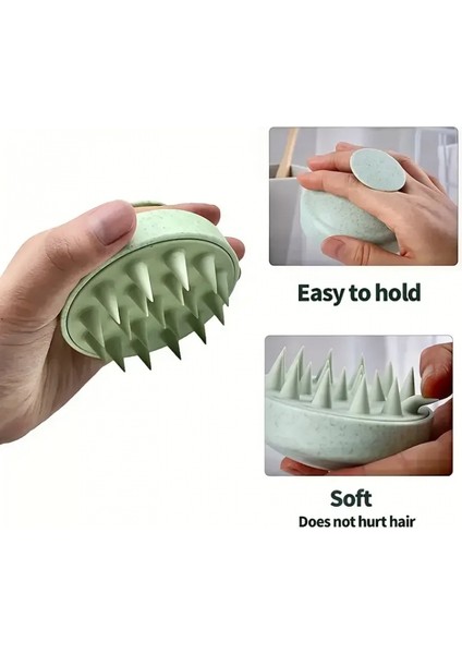 Konik Uçlu Saç Masaj Fırçası (Asortili) (4887)