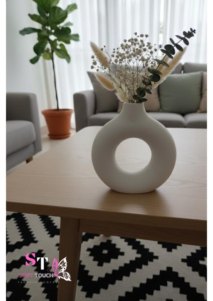Soft Dekoratif Minimal Bohem Vazo