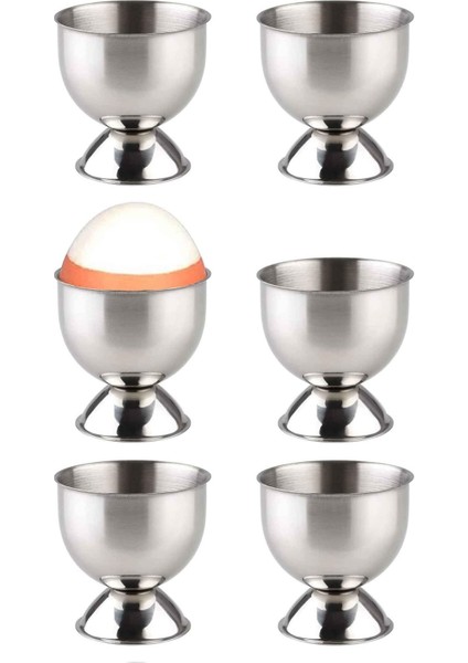 Paslanmaz Çelik 6'lı Kadeh Yumurtalık