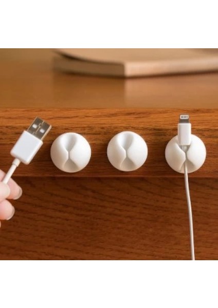 Siyah Beyaz Kablo Sabitleme Klipsi 10 lu (4887) fiyatları