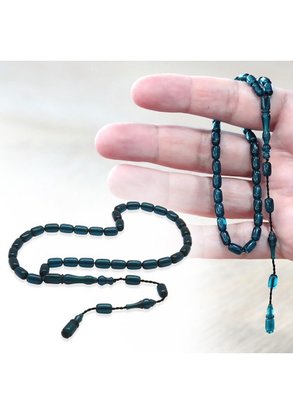 Sistemli Kapsül Kesim Mini Boy Turkuaz Ateş Kehribar Tesbih fiyatları