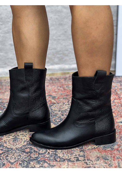 Sleipnir Hakiki Deri Kadın Siyah Kovboy Bot indirimleri