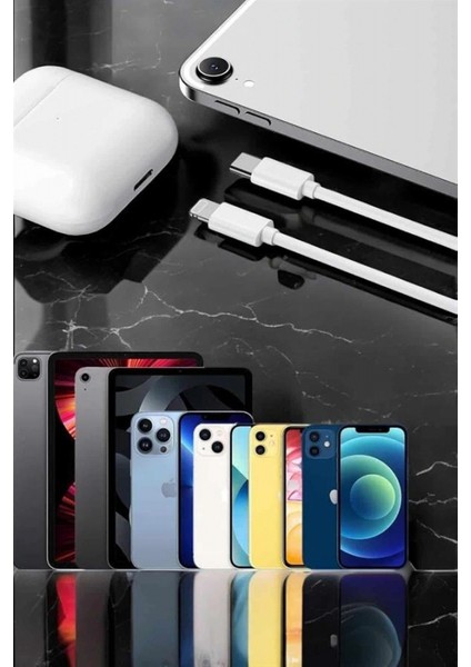 Iphone Uyumlu Ios Uyumlu Lightning Hızlı Şarj Tye C Lightning Şarj Kablosu