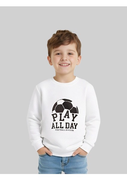 Erkek Çocuk Baskılı Sweatshirt