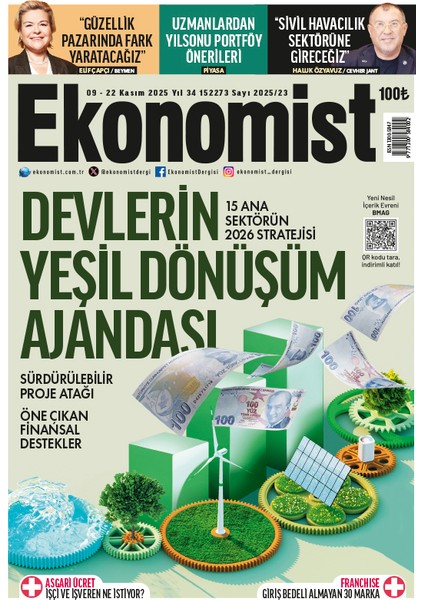 Ekonomist Dergi 9 Kasım - 22 Kasım 2025