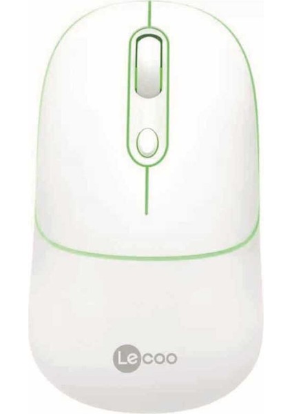 Lecoo WS210 Beyaz Optik Kablosuz Mouse