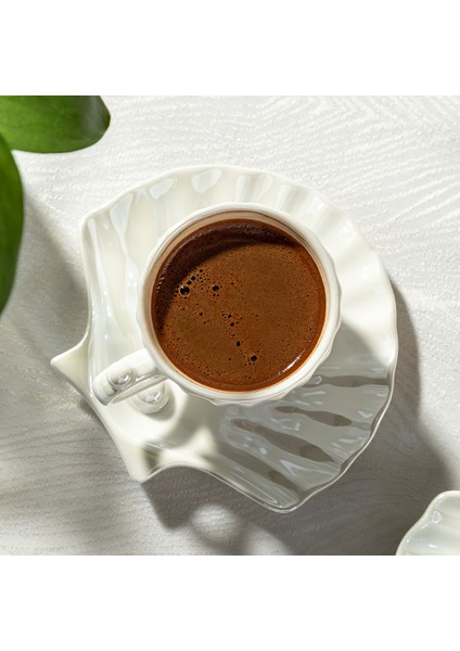 Perla 6 Kişilik 12 Parça Porselen Kahve Fincan Takımı modelleri