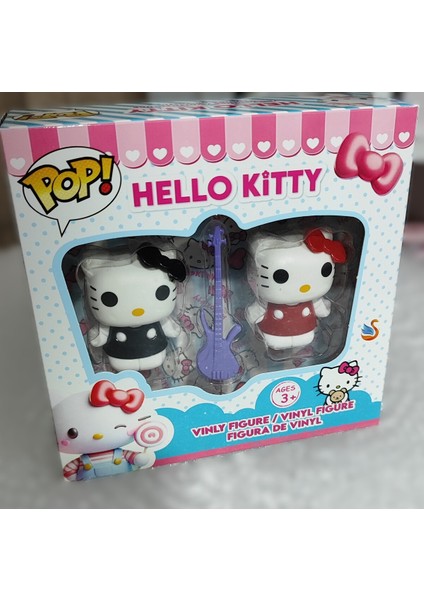 Hello Kitty 2 Li Figür Seti 5cm AD2191