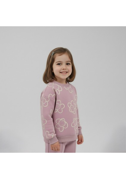 Kız Çocuk Papatya Baskılı Takım fırsatları