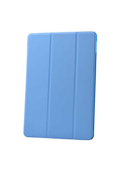 Galaxy Tab 3 Lite 7.0 T110 Uyumlu Spıa Smart Cover Standlı 1-1 Kılıf-Mavi