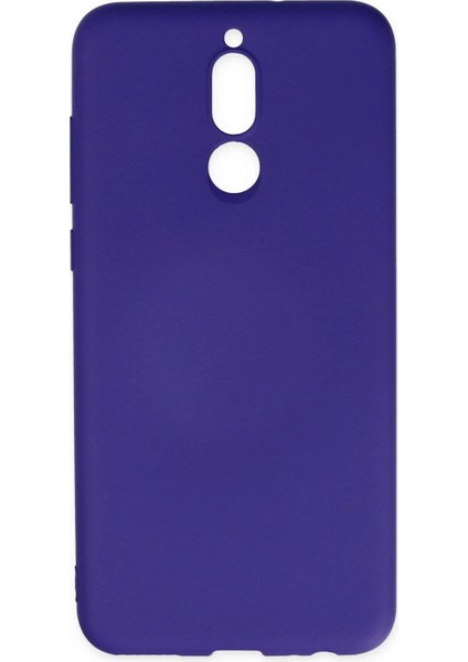 Huawei Mate 10 Lite Kılıf Nano Içi Kadife Silikon - Mor (K95)