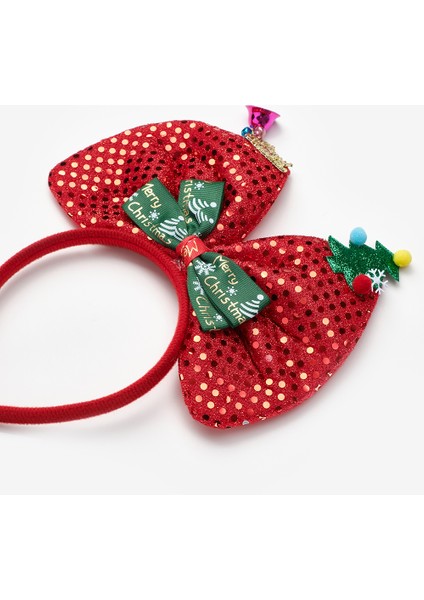 Kırmızı Çanlı Çam Ağacı Figürlü Kız Çocuk Yılbaşı Taç fiyatları