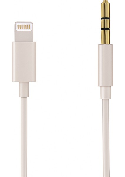 3.5mm To Lightning Aux Ses Kablosu – iPhone Uyumlu Yüksek Ses Aktarım Kaliteli – 1 Metre modelleri