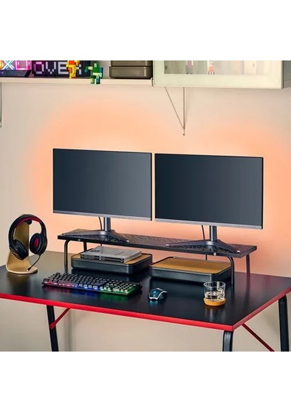 Lanespelare Monitör Yükseltici Siyah 97 x 19 cm modelleri
