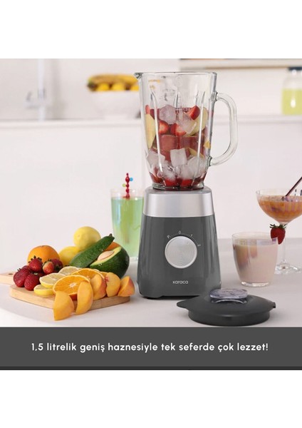 Smotie Blender 1000 W Güç, 1,5 L Cam Hazne Buzlu Içecekler Ya Da Soğuk Karışımlar Paslanmaz Çelik Bıçaklar ve 2 Kademeli Hız fiyatları