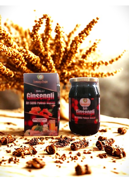 Ballı Ginsenkli Arı Sütlü Polenli Macun - Enerji & Solunum & Bağışıklık & Sindirim indirimleri