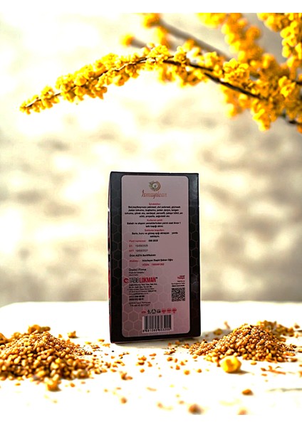 Ballı Ginsenkli Arı Sütlü Polenli Macun - Enerji & Solunum & Bağışıklık & Sindirim