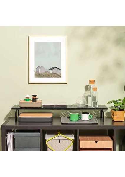 Lanespelare Monitör Yükseltici Siyah 97 x 19 cm indirimleri