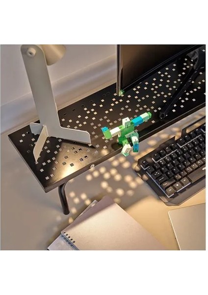 Lanespelare Monitör Yükseltici Siyah 97 x 19 cm