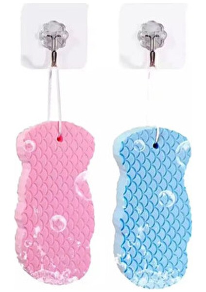 Banyo Vücut Duş Süngeri Sihirli Vücut Ölü Deri Sökücü Vücut Masaj Peeling Süngeri Gri indirimleri