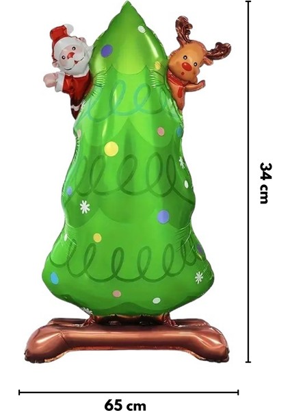Yeşil Çam Ağacı Model Parti Balonu fiyatları