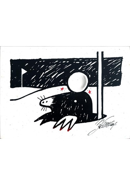 Andrea Bersani 29X21CM Orijinal Karikatür Tablo modelleri