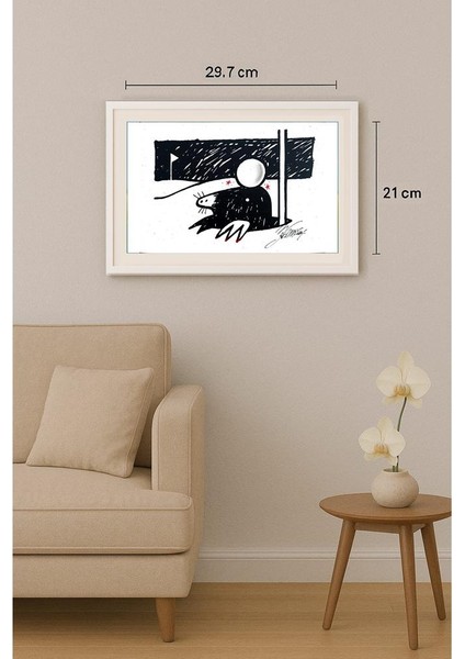 Andrea Bersani 29X21CM Orijinal Karikatür Tablo indirimleri