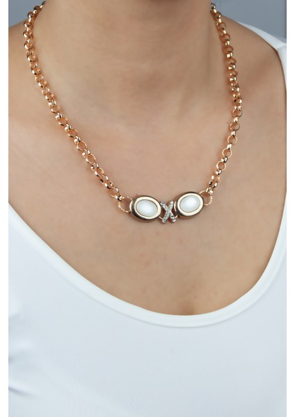 Halka Zincir Inci Detay Kolye fiyatları