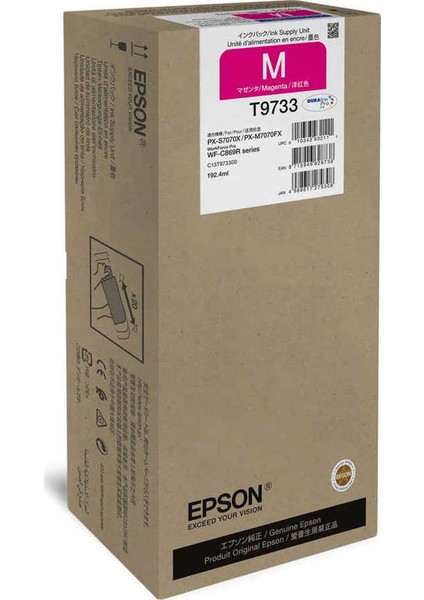 T9733XL-C13T973300 Kırmızı Yüksek Kapasiteli Orijinal Kartuş