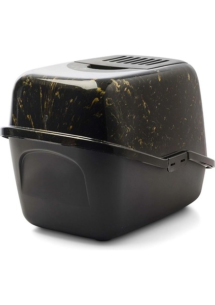 Nestor Mermer | Şık Kedi Kum Kabı – Mermer Siyah Altın fiyatları