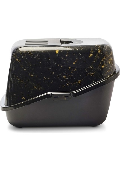 Nestor Mermer | Şık Kedi Kum Kabı – Mermer Siyah Altın modelleri