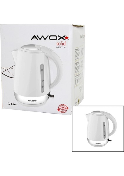 Awox Solid Gizli Rezistans Kettle 1.7lt (4887)