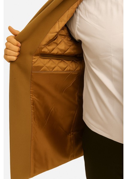 Erkek Uzun Kaşe Kaban – Çıkartılabilir Kürk Yaka, Astarlı ve Cepli Slim Fit Mont (Bej, Gri, Siyah, Taba)