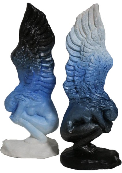 Açık Kanatlı Melek Biblo - Oturan Melek Heykeli modelleri