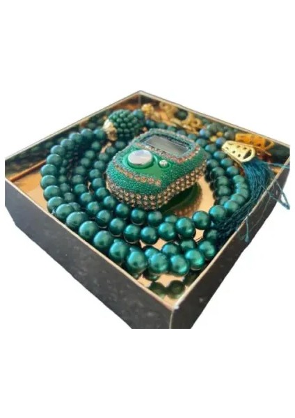 Taşlı Zikirmatik Tesbih Seti modelleri