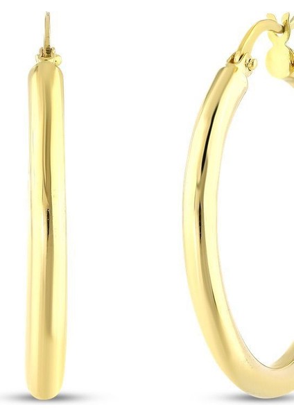 Altın Halka Küpe - 14K fiyatları