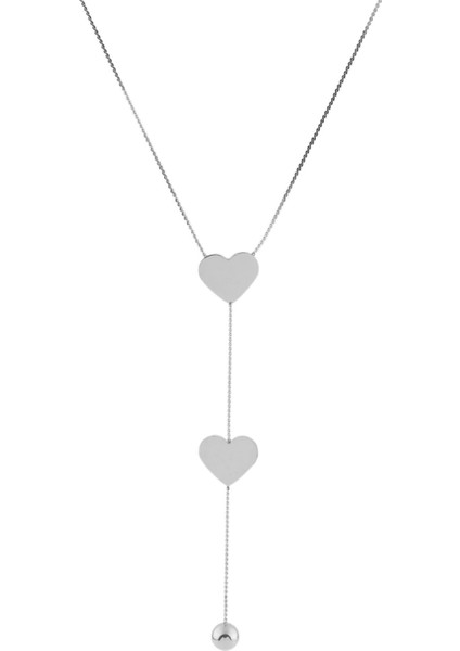 Çelik Kolye 45CM Silver