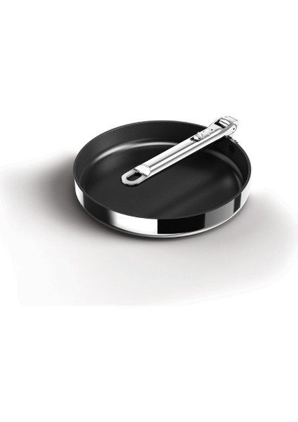 Space 3 Katmalı Paslanmaz Çelik Seramik Kaplama 24 cm Kızartma Tavası