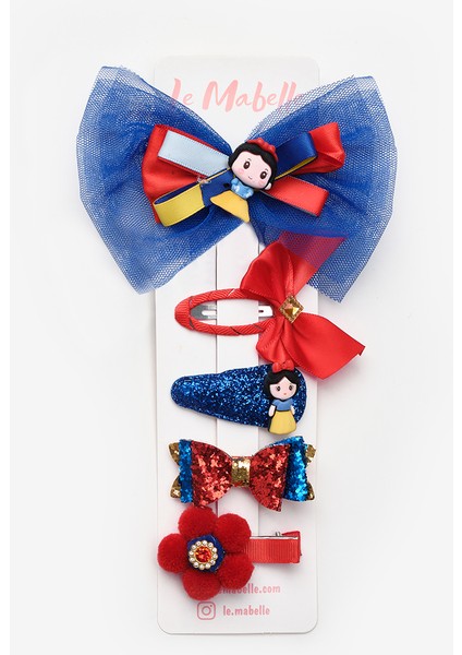 Mavi 5'li Prenses Toka Set