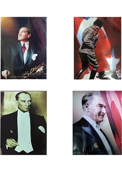 Atatürk Posteri 25X35CM Karışık - 6 Adet